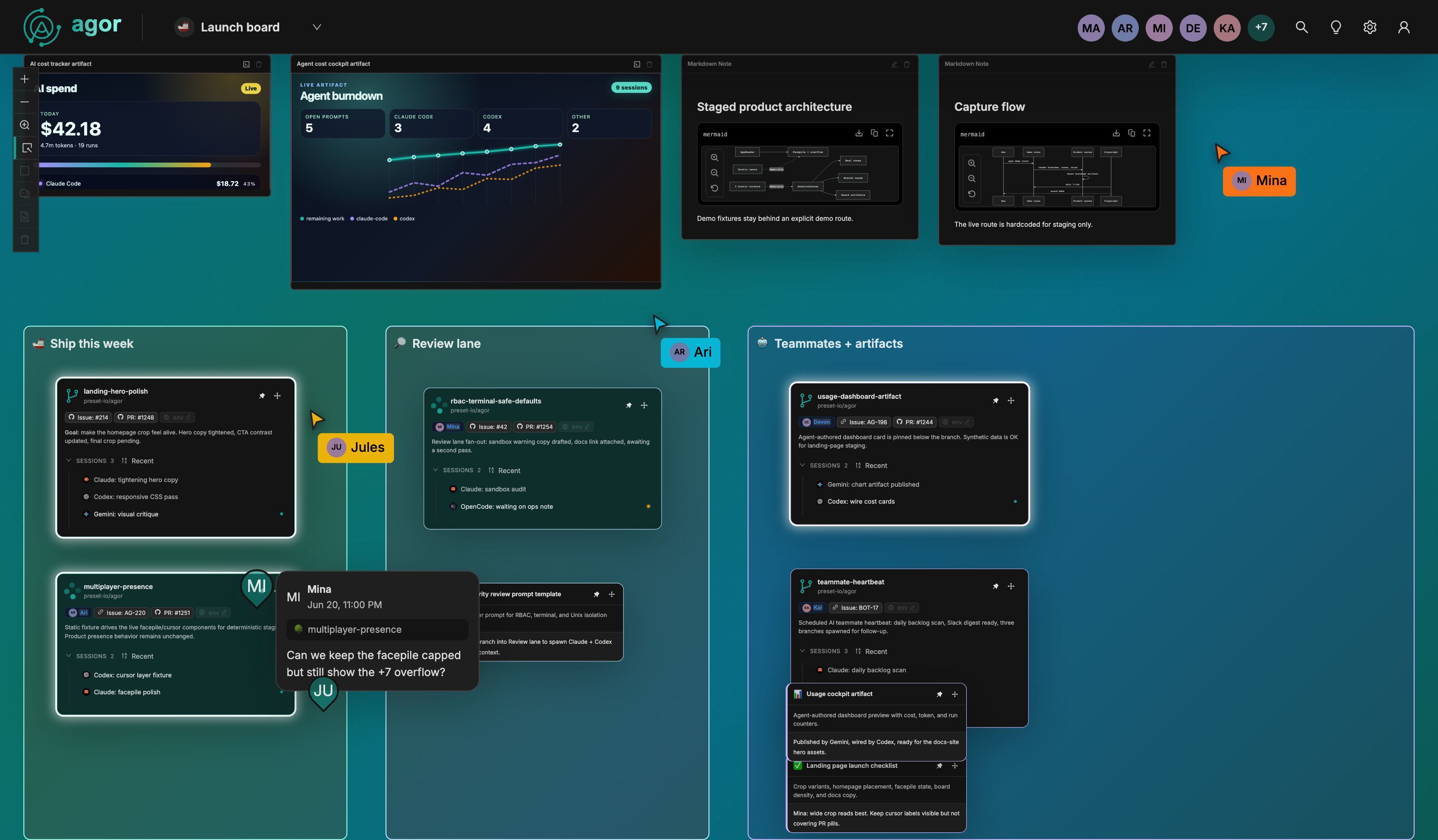 agor website preview