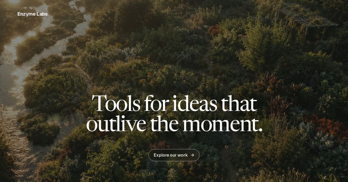 enzyme website preview