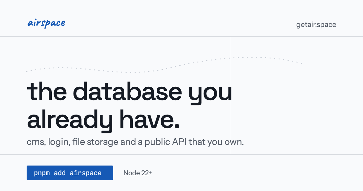 airspace website preview