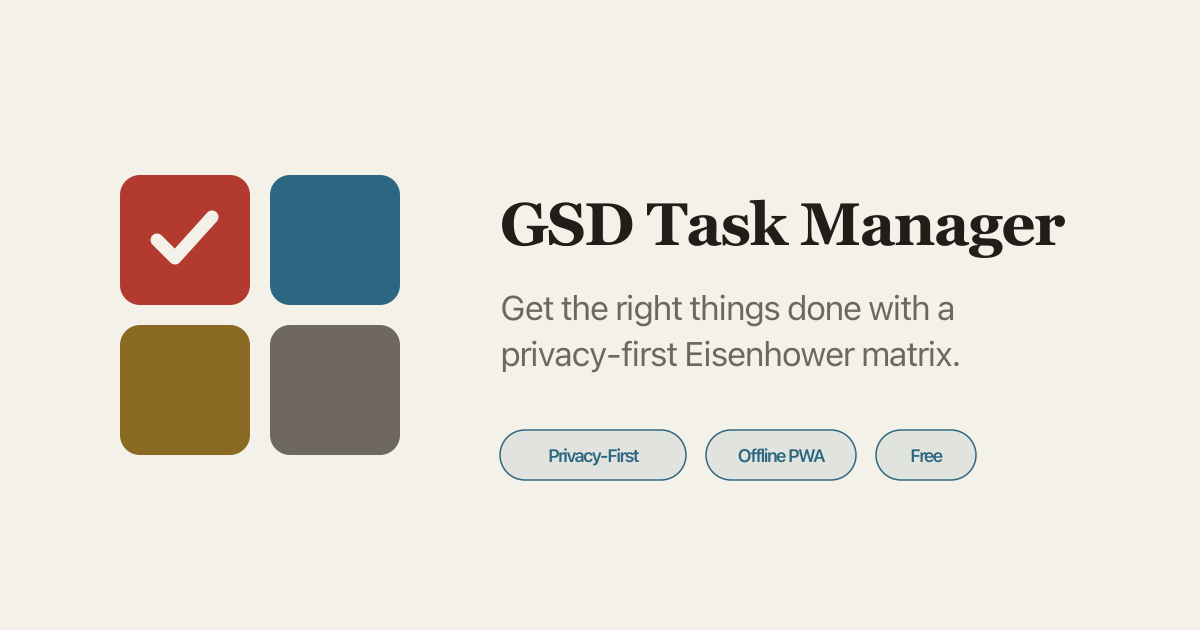 gsd-task-manager website preview