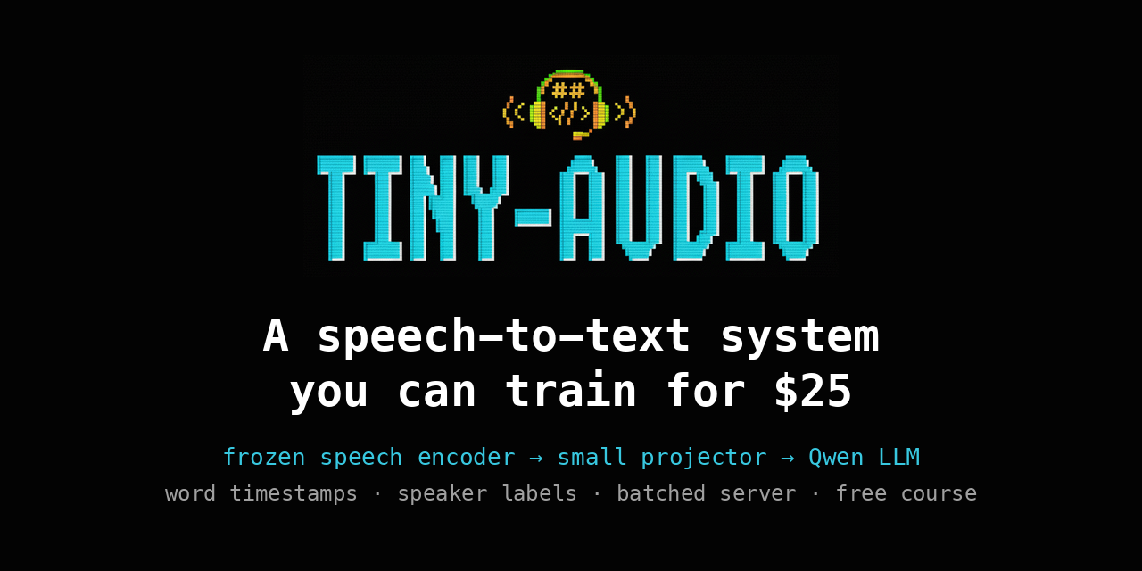 tiny-audio website preview