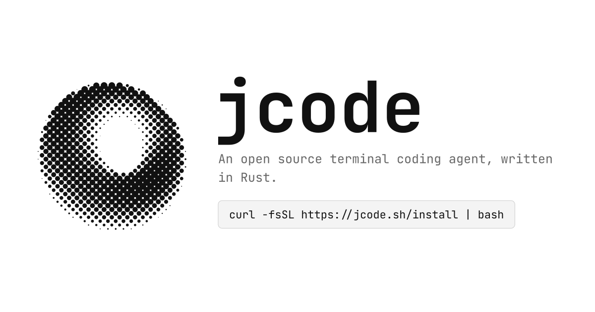 jcode website preview