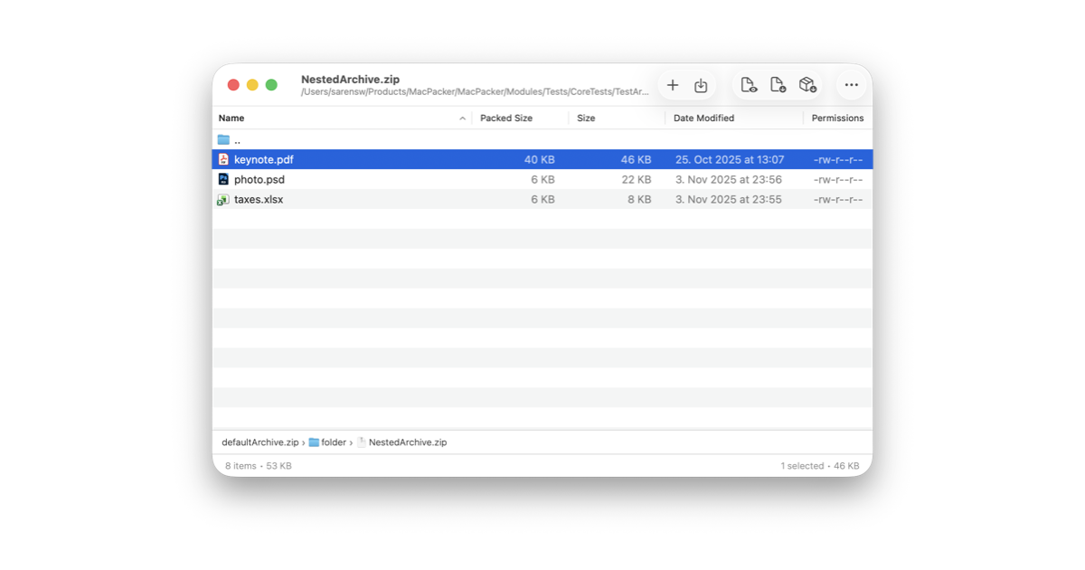 MacPacker website preview