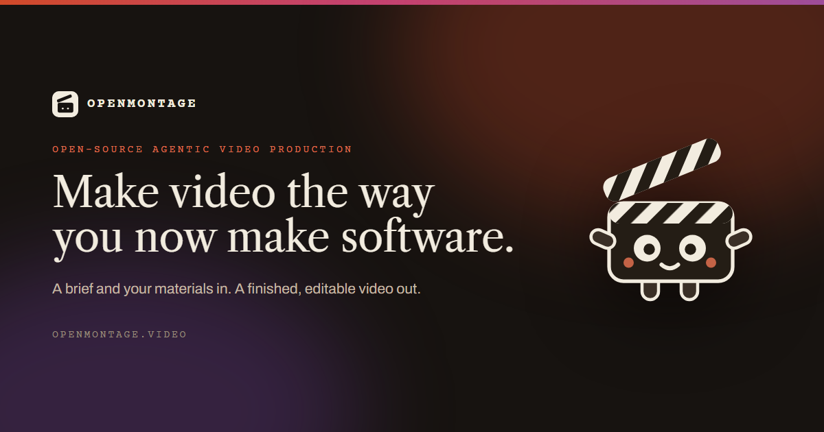 OpenMontage website preview