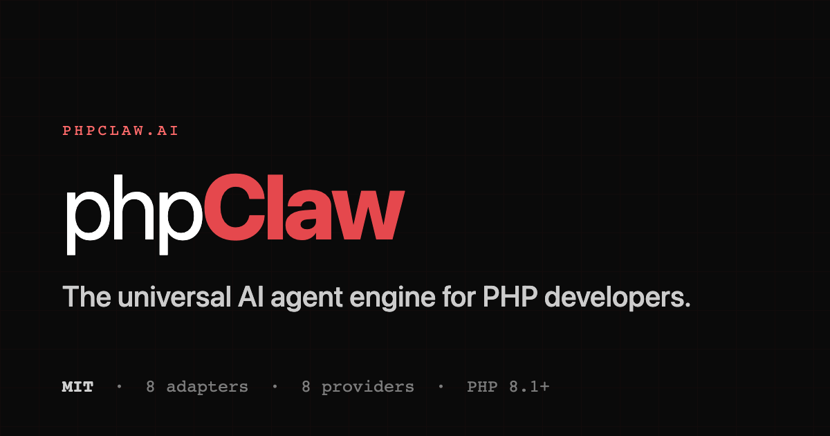 phpclaw-monorepo website preview