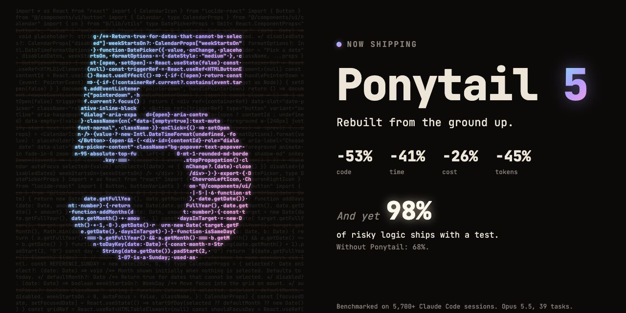 ponytail website preview
