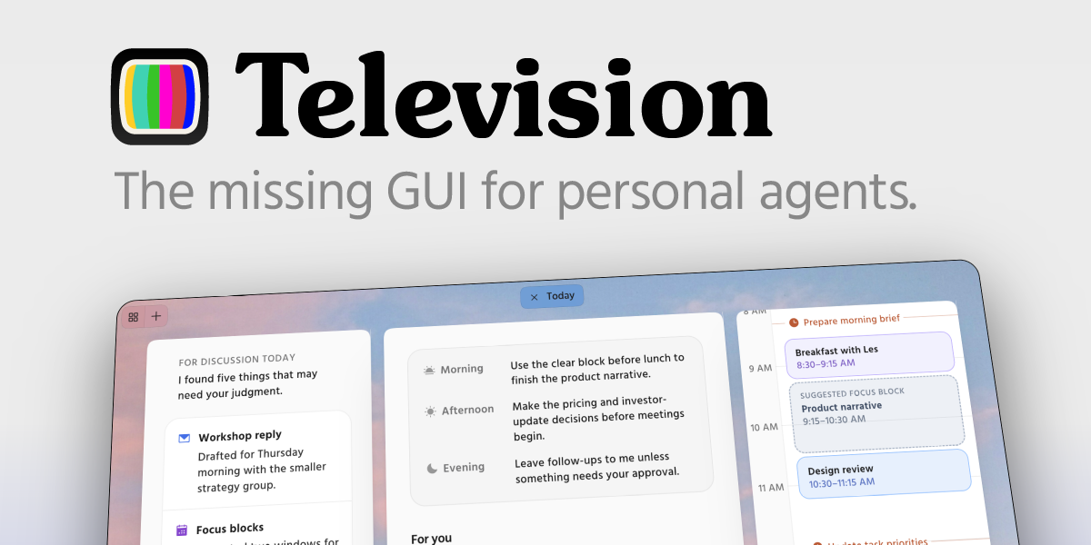 television website preview