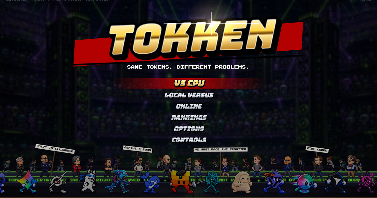 tokken website preview