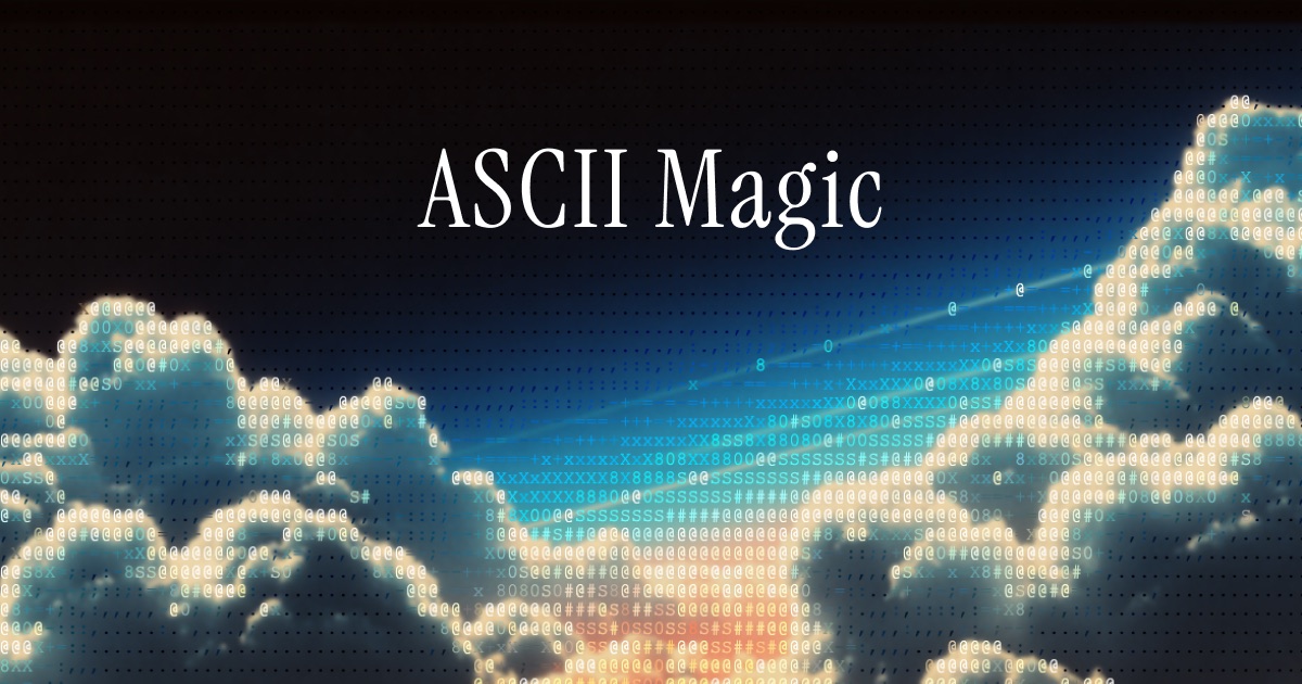ascii-magic-art website preview